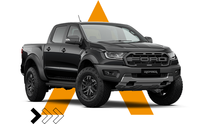 Camioneta negra con estribos de Multicap