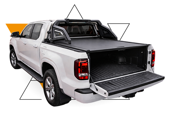 Camioneta 4x4 con puertas abiertas